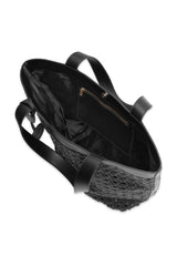 Braid 02 Black Handbag | Ilse Jacobsen Hornbæk