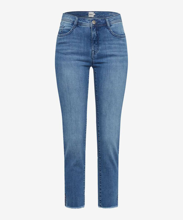 Mary S Used Bleach Blue 7/8 Jeans | Brax