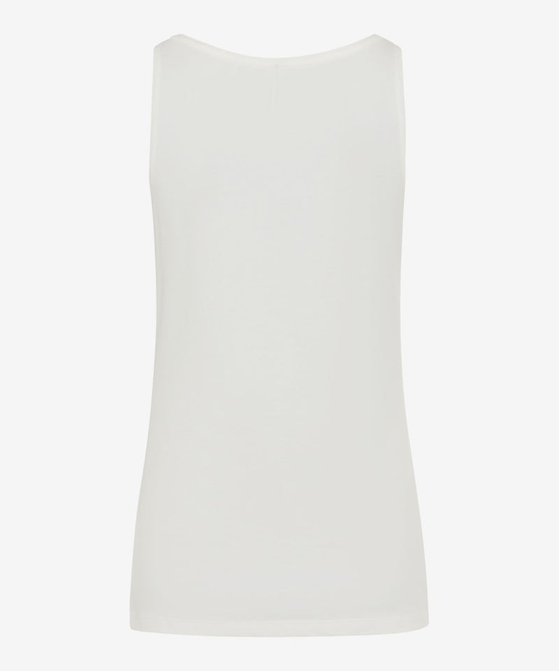 Silvy White Vest Top | Brax