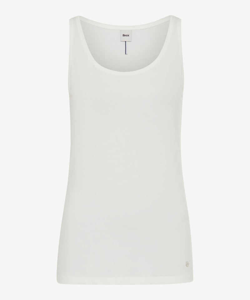 Silvy White Vest Top | Brax