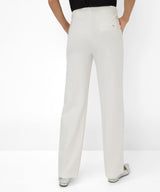 Maine Off-White Jersey Wide Leg Trousers | Brax