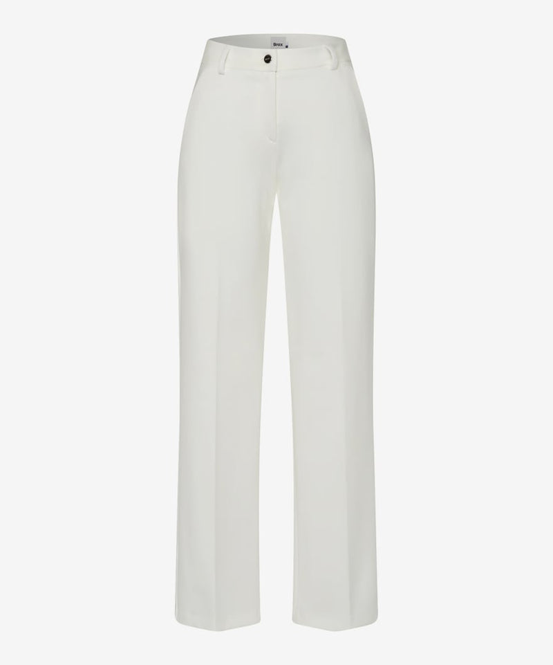 Maine Off-White Jersey Wide Leg Trousers | Brax