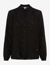 Vivi Black Textured Blouse | Brax