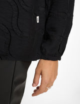 Vivi Black Textured Blouse | Brax