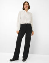 Maine Wide Leg Black Trousers | Brax