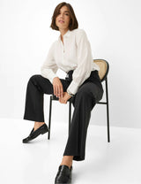 Maine Wide Leg Black Trousers | Brax