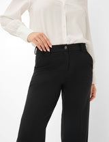 Maine Wide Leg Black Trousers | Brax