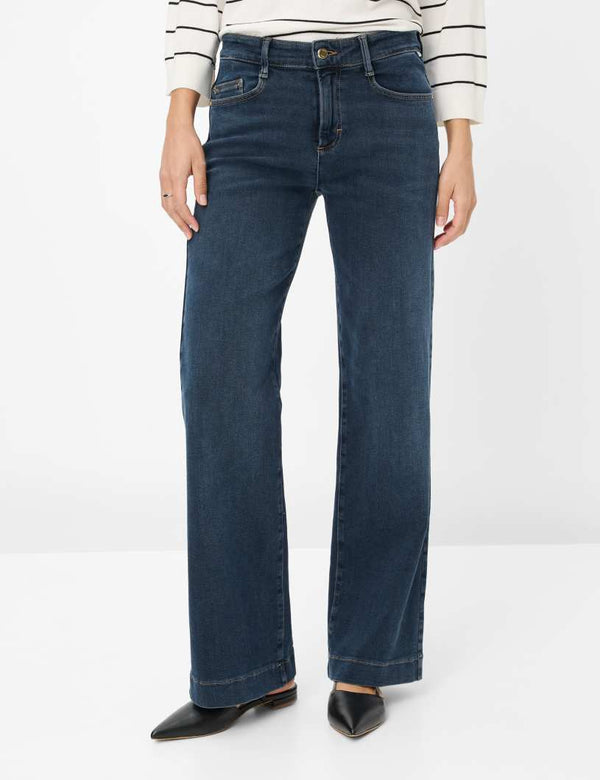 Maine Dark Blue Wide Leg Jeans | Brax