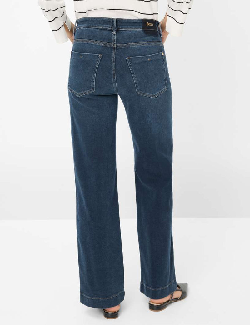 Maine Dark Blue Wide Leg Jeans | Brax