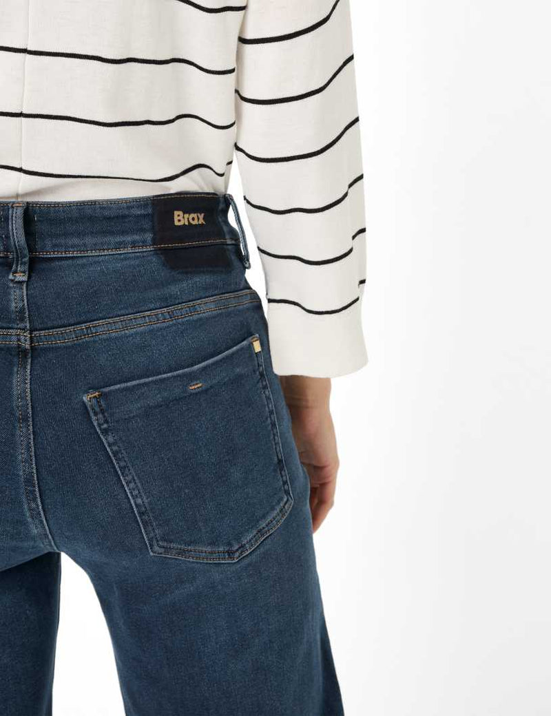 Maine Dark Blue Wide Leg Jeans | Brax