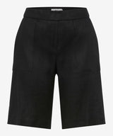 Mel B Black Linen Shorts | Brax