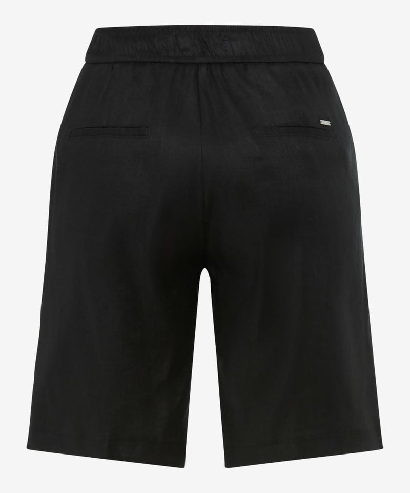 Mel B Black Linen Shorts | Brax