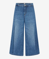 Melli S Cropped Denim Culottes in Stone Blue | Brax