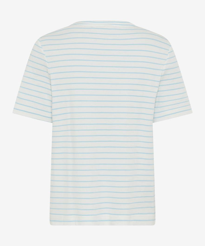 Cira Blue Splash Stripe T-Shirt | Brax