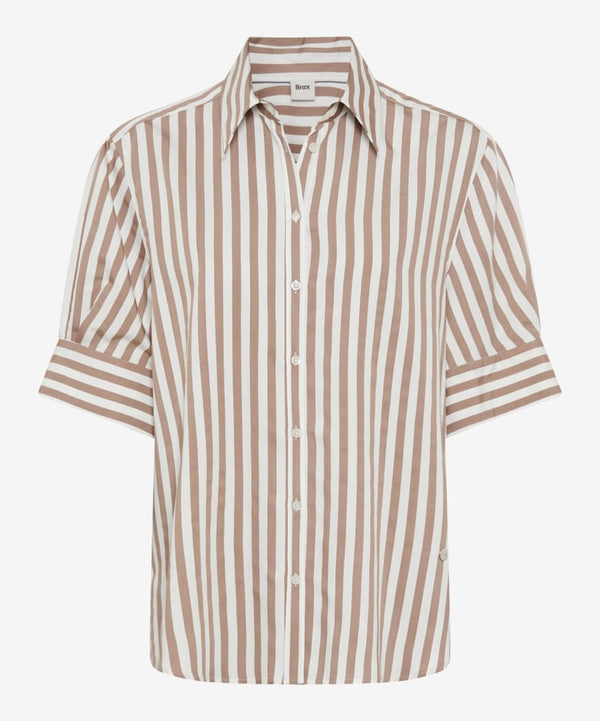 Villy Striped Short Sleeve Shirt | Brax