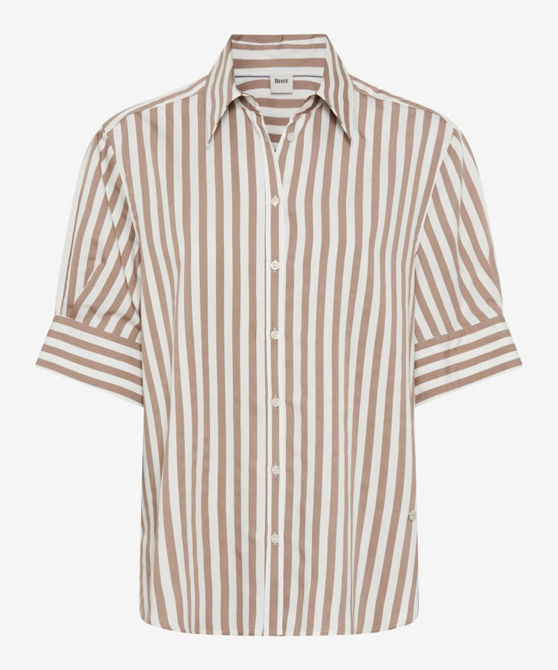 Villy Striped Short Sleeve Shirt | Brax