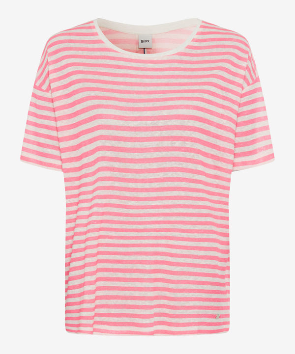 Candice Pink Striped T-Shirt | Brax