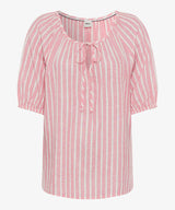 Viva Pink Stripe Linen Blouse | Brax