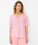 Viva Pink Stripe Linen Blouse | Brax