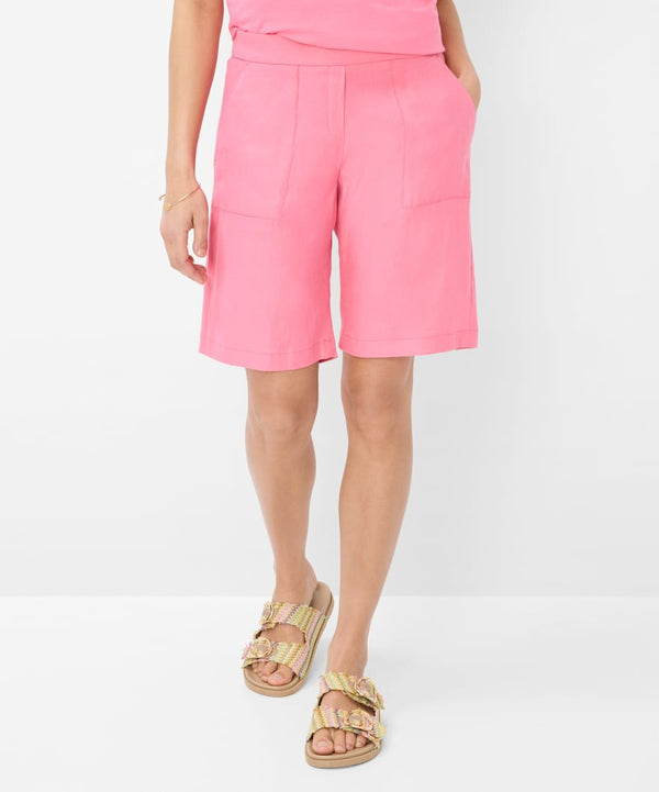 Mel B Pink Linen Shorts | Brax