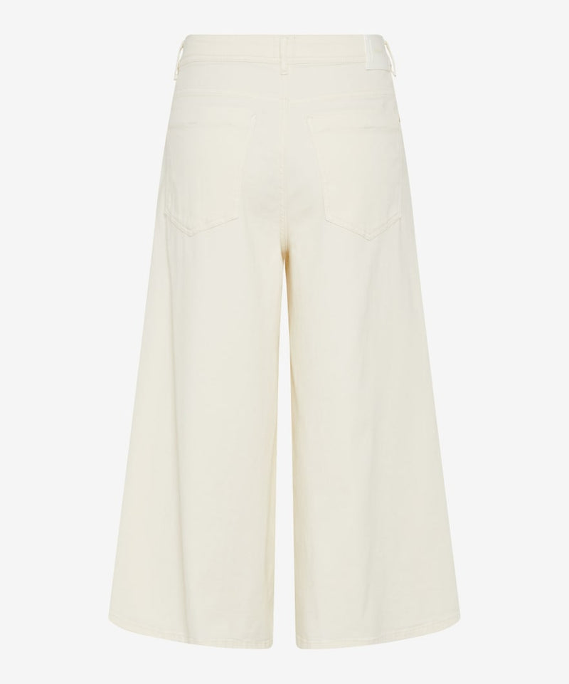 Melli S Cropped Denim Culottes in Off White | Brax