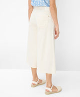 Melli S Cropped Denim Culottes in Off White | Brax