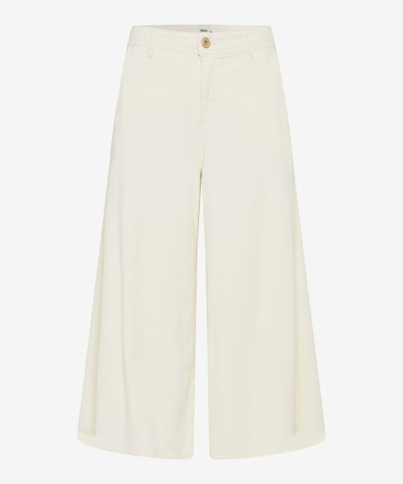 Melli S Cropped Denim Culottes in Off White | Brax