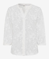 Velia White Applique Blouse | Brax