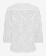 Velia White Applique Blouse | Brax