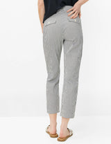 Mara S Navy Striped Chino Trousers | Brax