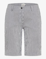 Mia B Navy Striped Shorts | Brax