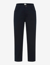 Mary C Cropped Navy Trousers | Brax