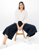 Melli S Navy Linen Culottes | Brax