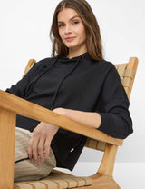 Beca L Navy Hoodie | Brax