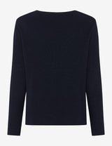 Lesley Navy Round Neck Jumper | Brax