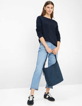 Lesley Navy Round Neck Jumper | Brax