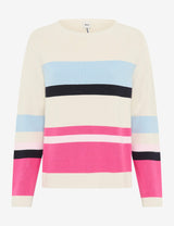 Lesley Striped Round Neck Jumper | Brax