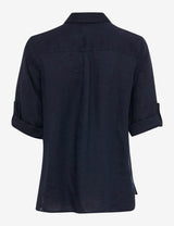 Vicki Navy Linen Shirt | Brax