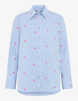 Viki Embroidered Striped Shirt | Brax