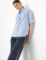 Viki Embroidered Striped Shirt | Brax