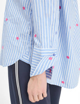 Viki Embroidered Striped Shirt | Brax