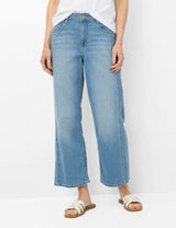Maine Wide Leg Cropped Jeans  | Brax