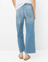 Maine Wide Leg Cropped Jeans  | Brax
