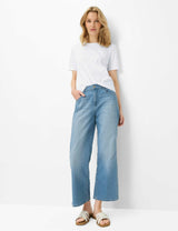 Maine Wide Leg Cropped Jeans  | Brax
