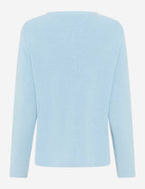 Lesley Light Blue Round Neck Jumper | Brax