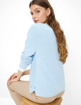 Lesley Light Blue Round Neck Jumper | Brax