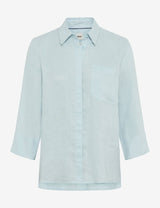 Vicki Vintage Blue Linen Shirt | Brax