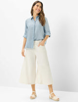Vicki Vintage Blue Linen Shirt | Brax