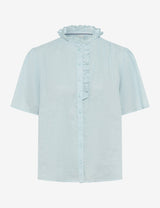 Vive Vintage Blue Linen Shirt | Brax