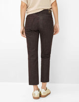May Cropped Brown Cigarette Jeans | Brax